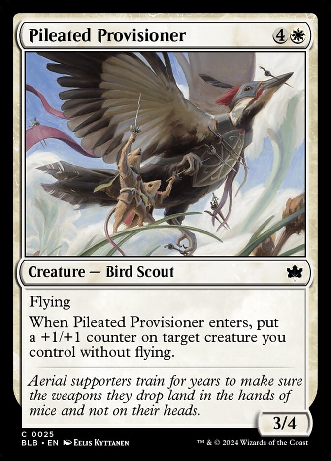 Pileated Provisioner 25 (Bloomburrow)  - Foil