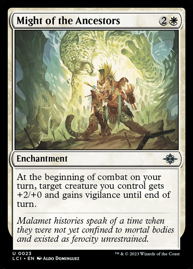 Might of the Ancestors 23/291 (The Lost Caverns of Ixalan)  - Foil