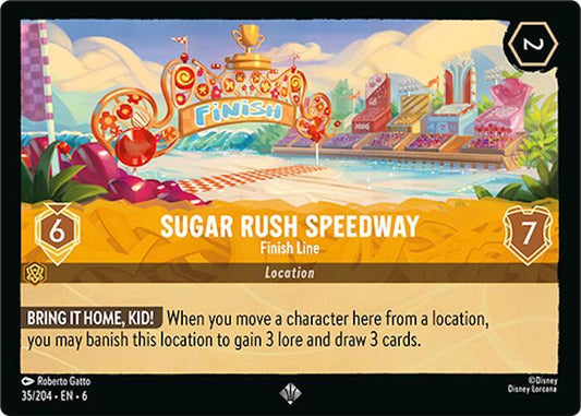 Sugar Rush Speedway Finish Line (Azurite Sea) 