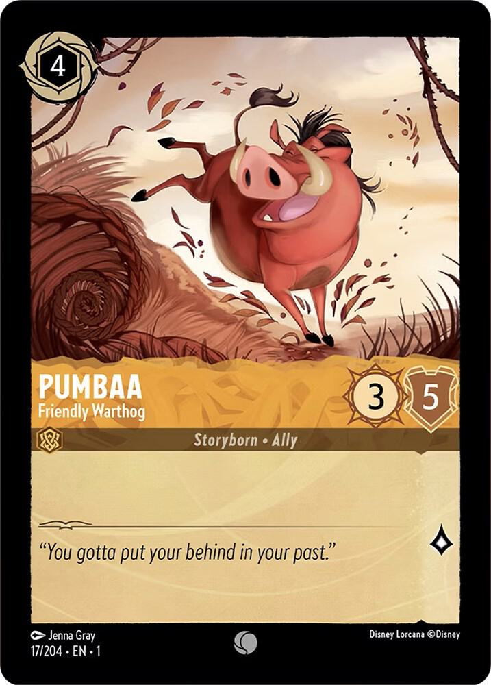 Pumbaa Friendly Warthog (The First Chapter) 