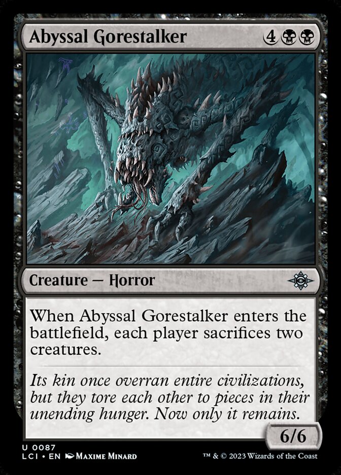 Abyssal Gorestalker 87/291 (The Lost Caverns of Ixalan) 