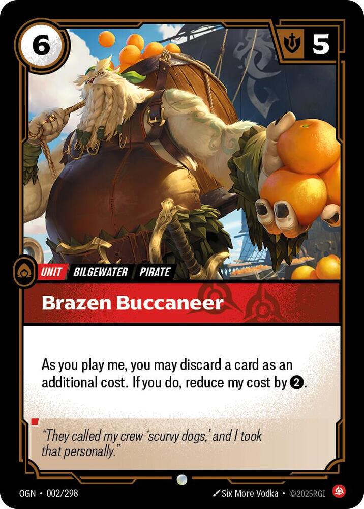 Brazen Buccaneer 2/298 (Origins) 