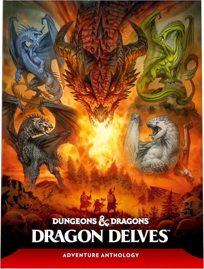 D&D Dungeons & Dragons Dragon Delves An Adventure Anthology Hardcover