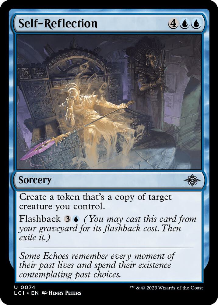 Self Reflection 74/291 (The Lost Caverns of Ixalan)  - Foil