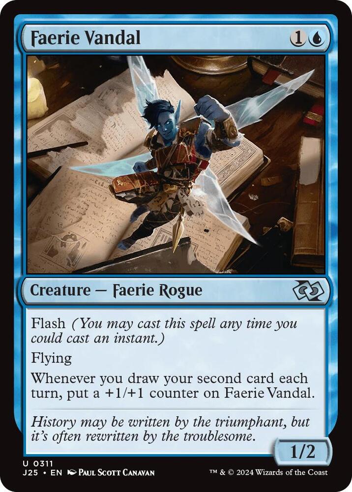 Faerie Vandal 311/779 (Foundations Jumpstart) 