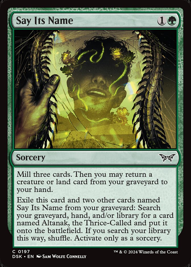 Say Its Name 197/286 (Duskmourn: House of Horror)  - Foil