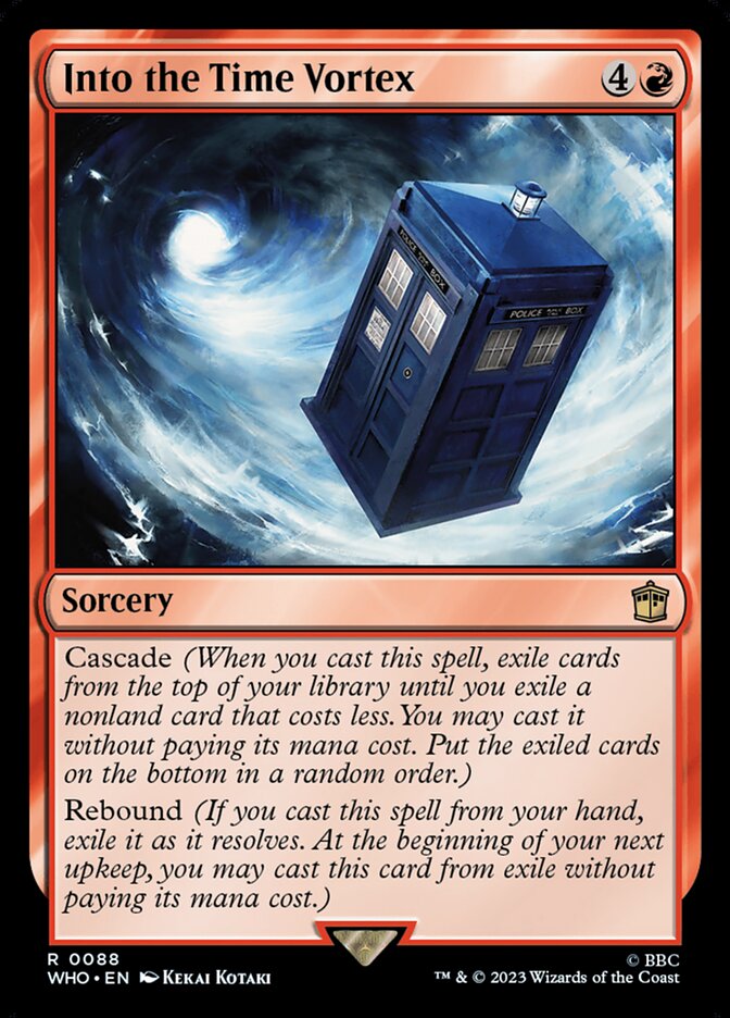 Into the Time Vortex 88/331 (Universes Beyond: Doctor Who)  - Foil
