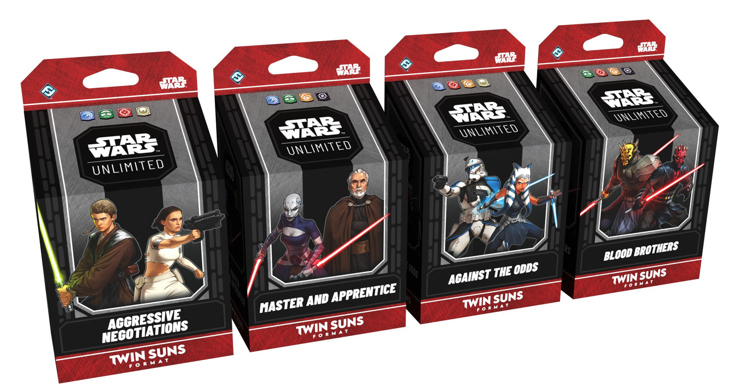 Star Wars Unlimited - Twin Suns Deck Bundle (4 decks)