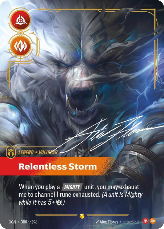 Volibear - Relentless Storm 300*/298 (Origins)  - Foil