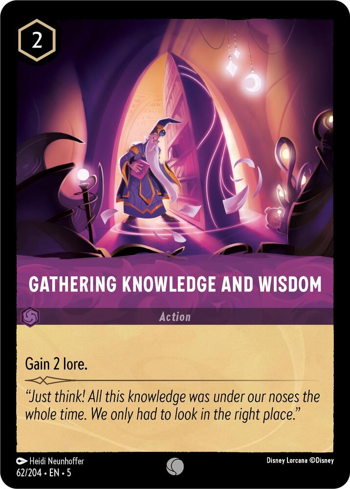 Gathering Knowledge and Wisdom (Shimmering Skies)  - Cold Foil