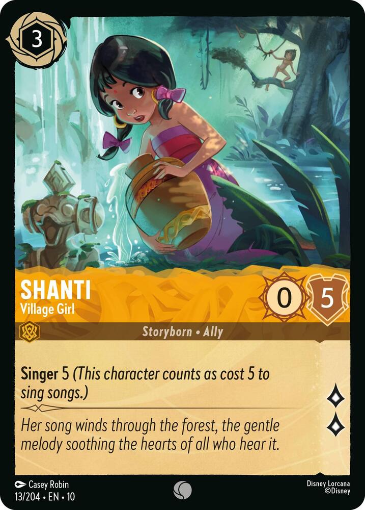 Shanti Village Girl (Whispers in the Well)  - Cold Foil