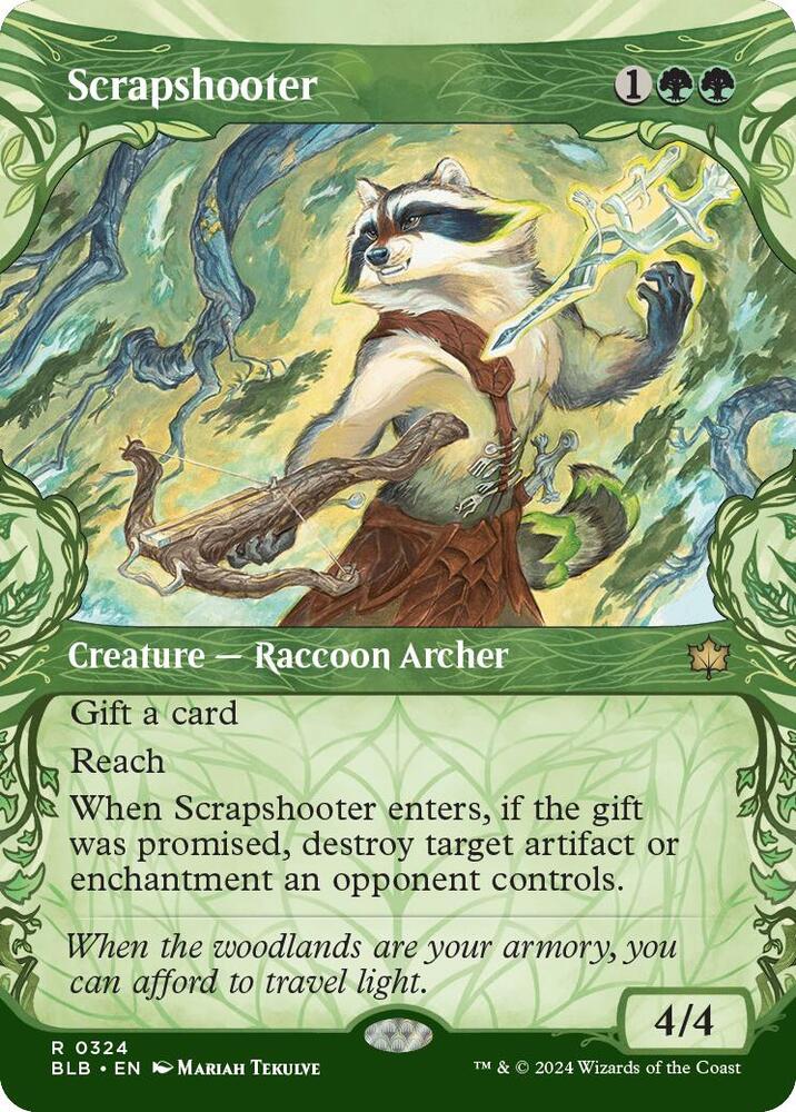 Scrapshooter 324 (Bloomburrow)  - Showcase Foil