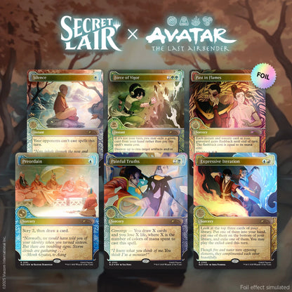 Magic The Gathering Secret Lair: Avatar the Last Airbender One With the Elements [Rainbow Foil Edition]