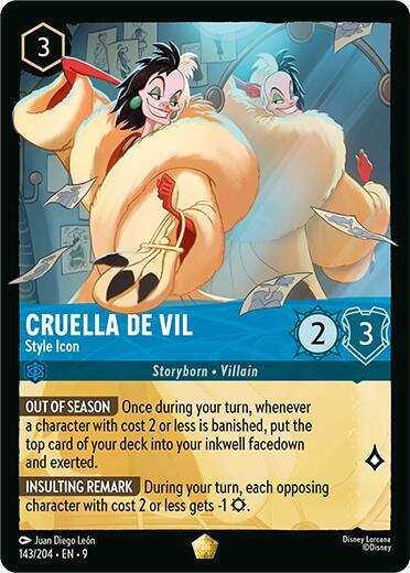 Cruella De Vil Style Icon (Fabled)  - Cold Foil