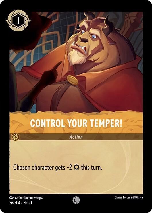 Control Your Temper (The First Chapter) 