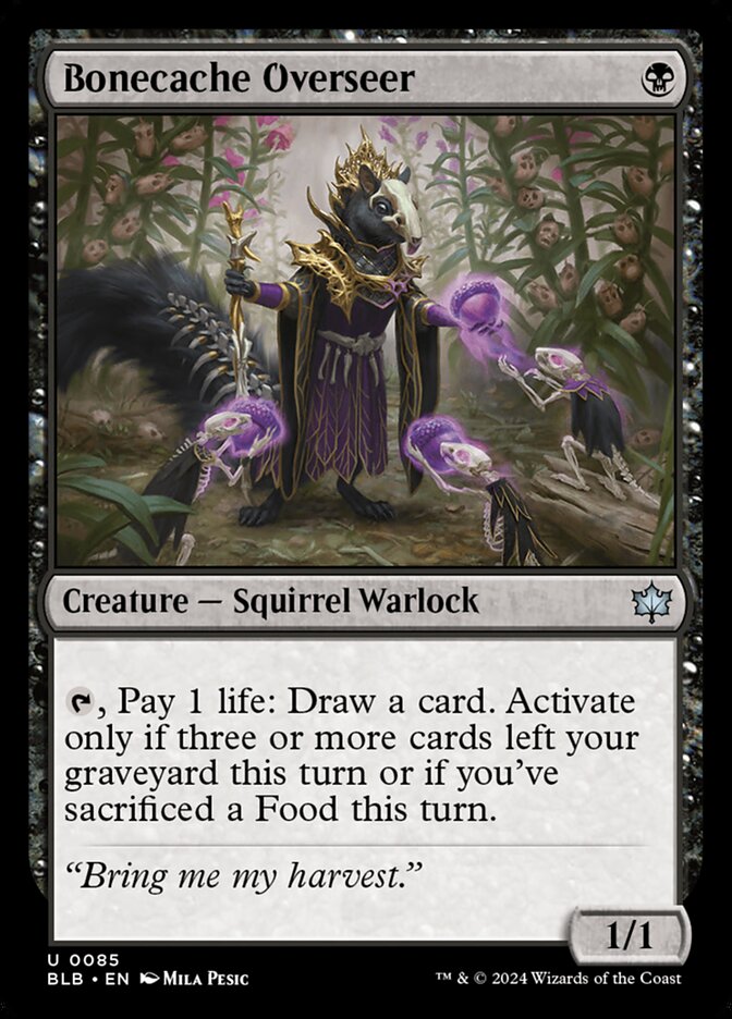 Bonecache Overseer 85 (Bloomburrow)  - Foil