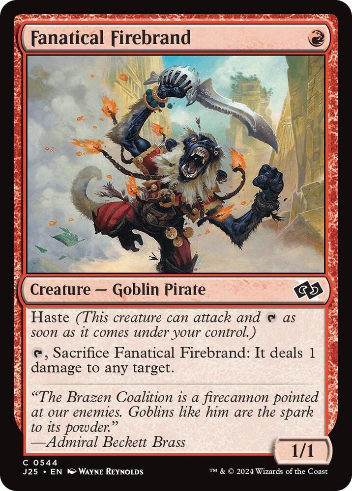 Fanatical Firebrand 544/779 (Foundations Jumpstart) 