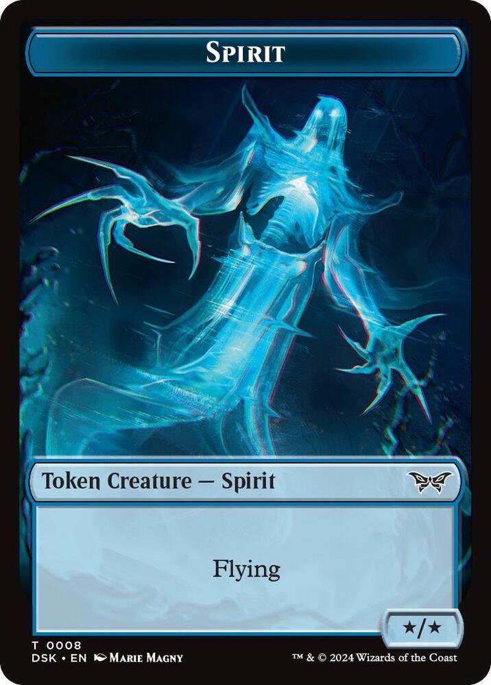 Spirit 0008 Token 8 (Duskmourn: House of Horror) 