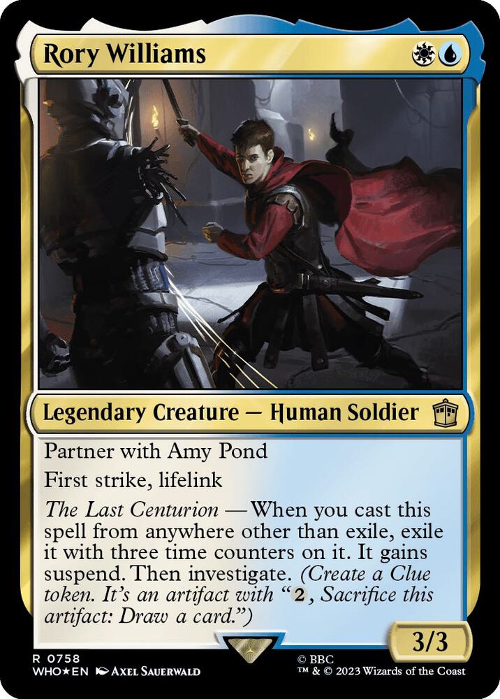 Rory Williams 758/331 (Universes Beyond: Doctor Who)  - Surge Foil