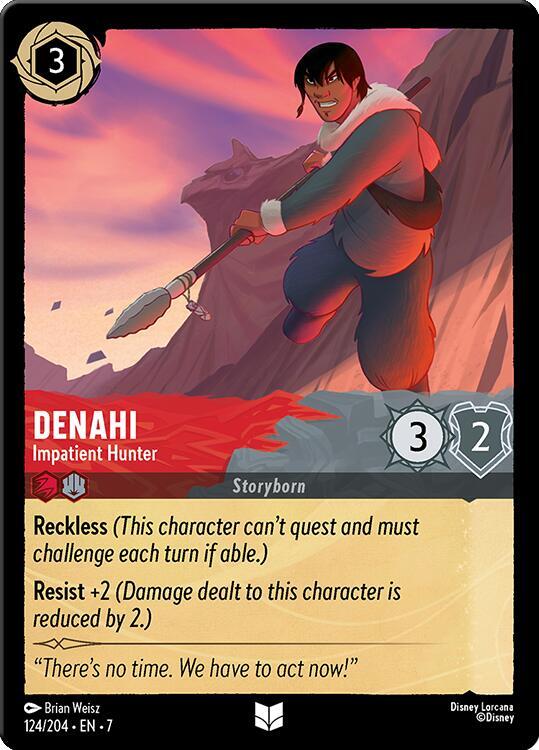 Denahi Impatient Hunter (Archazia's Island)  - Cold Foil
