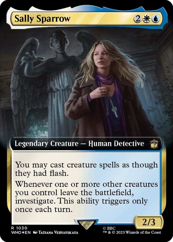 Sally Sparrow 1030/331 (Universes Beyond: Doctor Who)  - Extended Art Surge Foil
