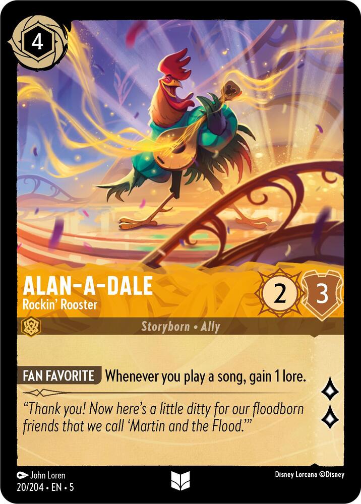Alan A Dale Rockin Rooster (Shimmering Skies) 