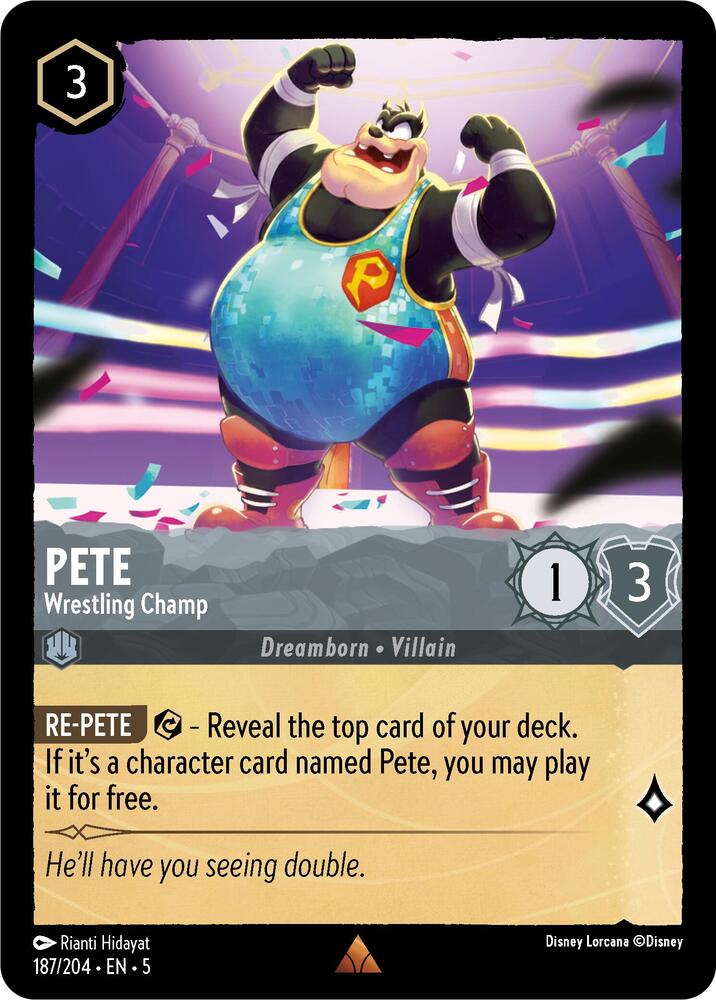 Pete Wrestling Champ (Shimmering Skies) 