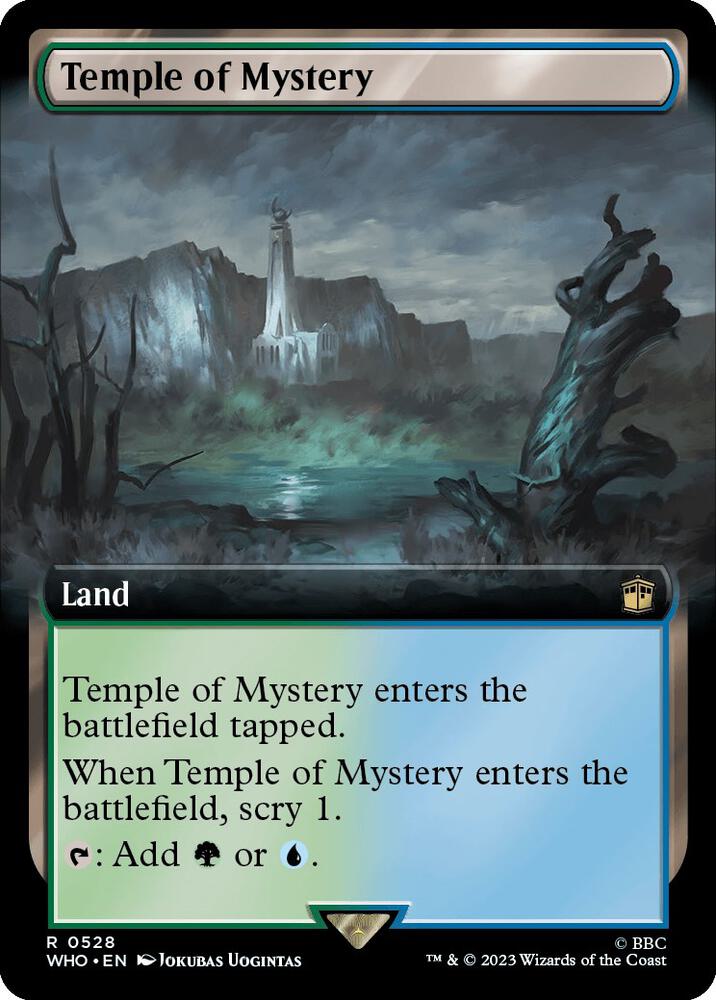 Temple of Mystery 528/331 (Universes Beyond: Doctor Who)  - Extended Art Foil