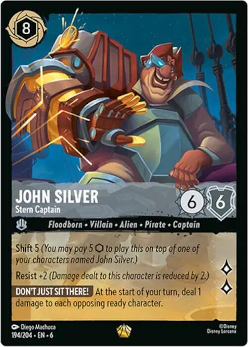 John Silver Stern Captain (Azurite Sea) 