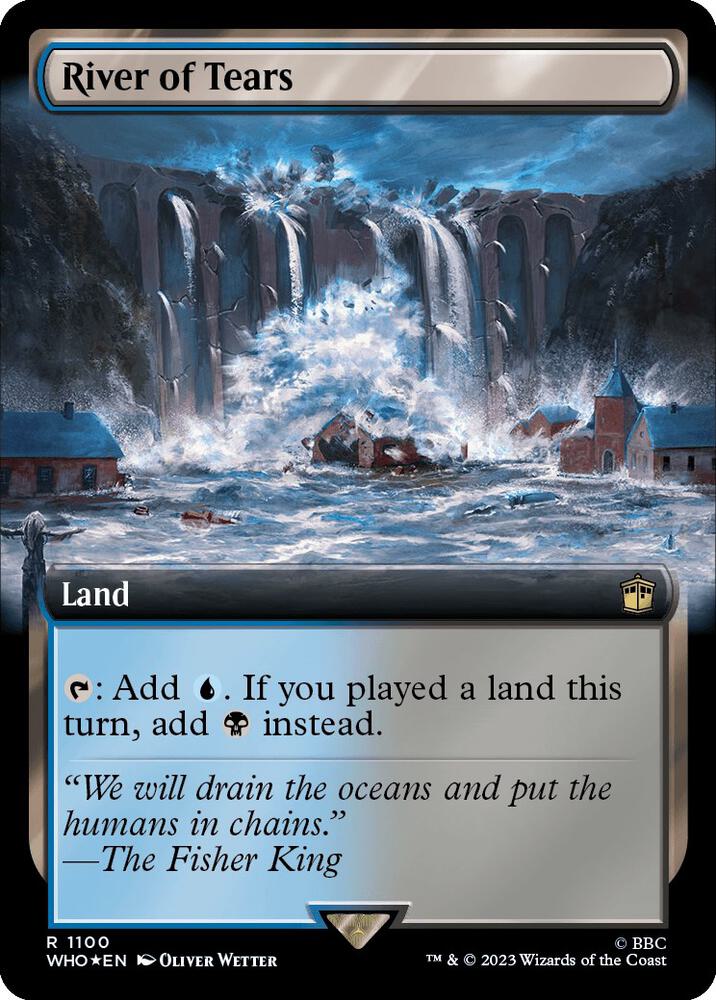 River of Tears 1100/331 (Universes Beyond: Doctor Who)  - Extended Art Surge Foil