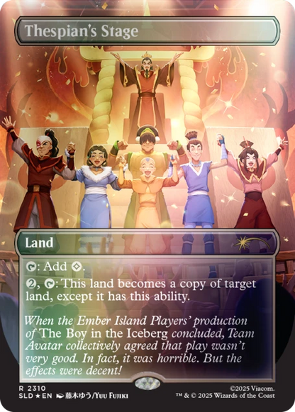 Magic The Gathering Secret Lair: Avatar the Last Airbender Ember Island Players [Rainbow Foil Edition]