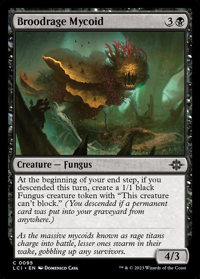 Broodrage Mycoid 95/291 (The Lost Caverns of Ixalan) 