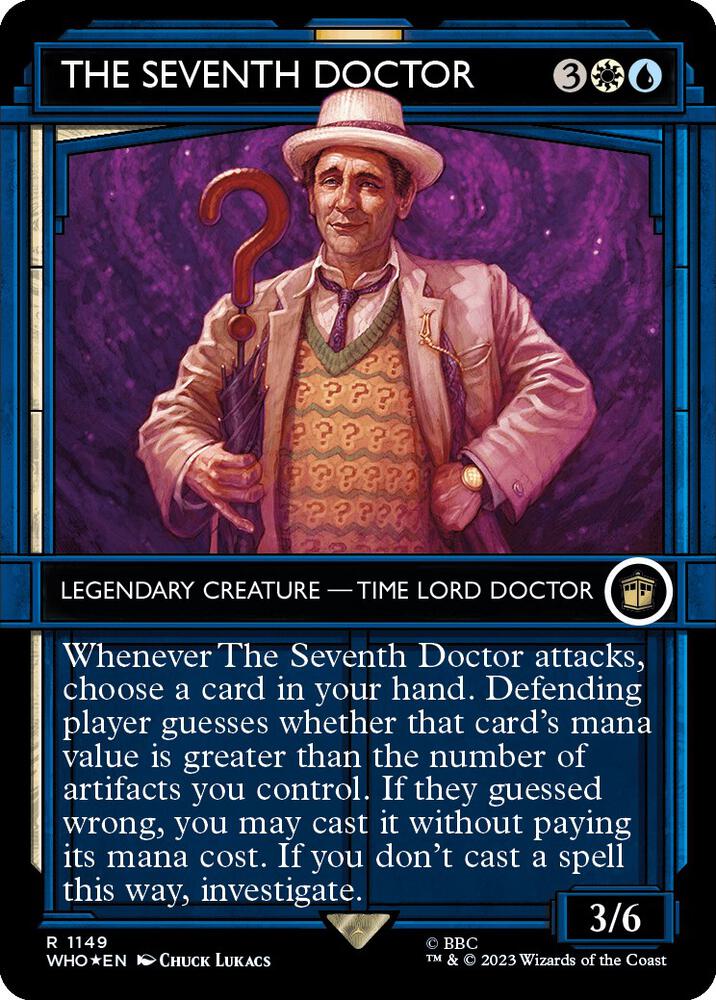 The Seventh Doctor 1149/331 (Universes Beyond: Doctor Who)  - Showcase Surge Foil