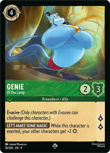 Genie Of the Lamp (Fabled)  - Cold Foil