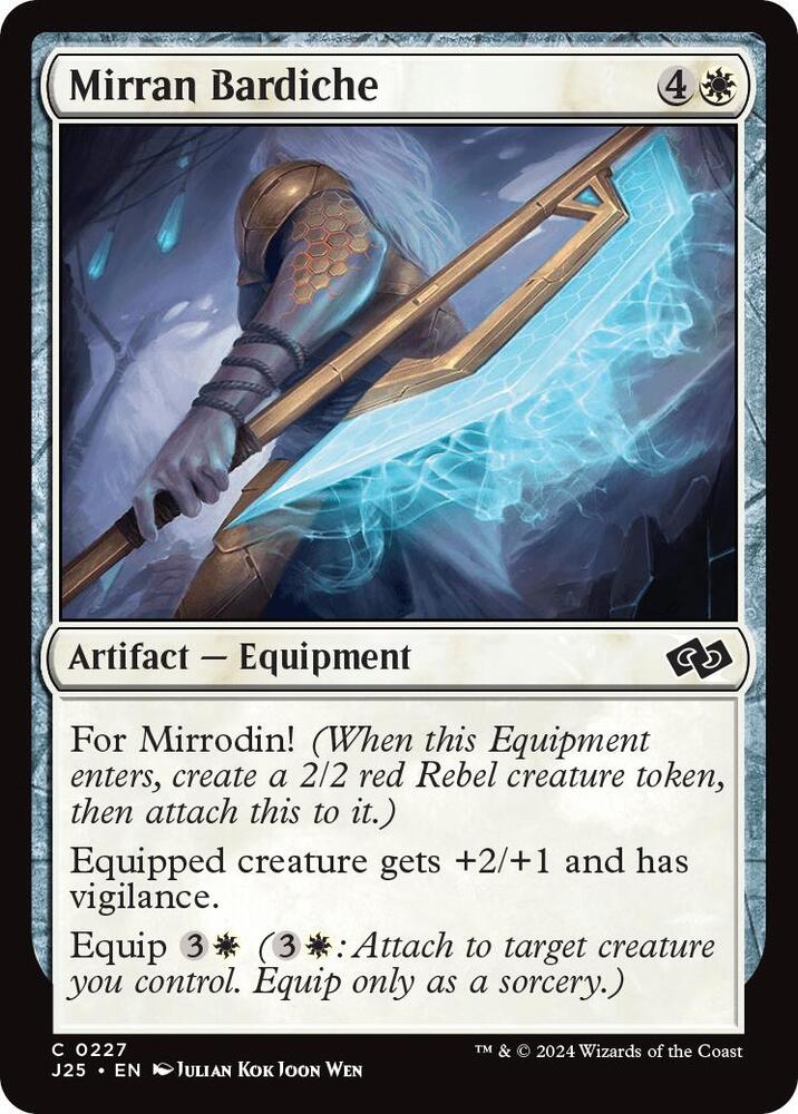 Mirran Bardiche 227/779 (Foundations Jumpstart) 
