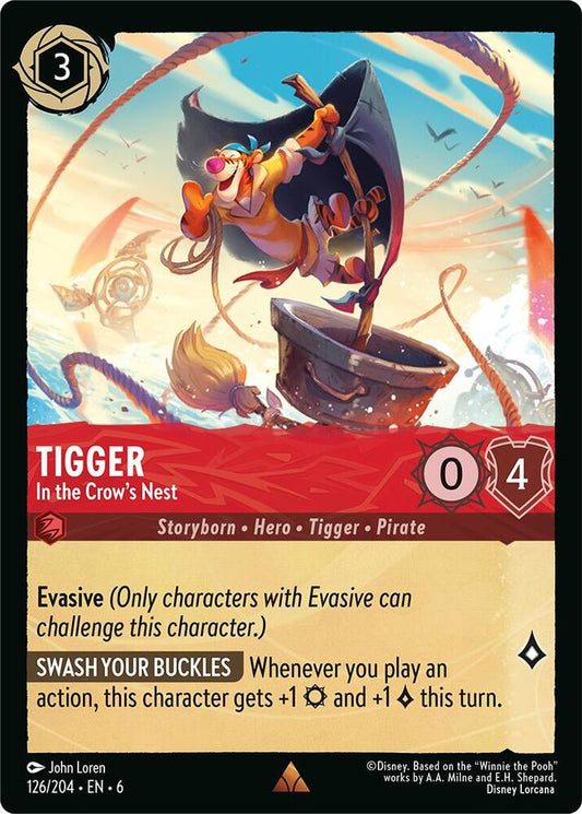 Tigger In the Crows Nest (Azurite Sea)  - Cold Foil