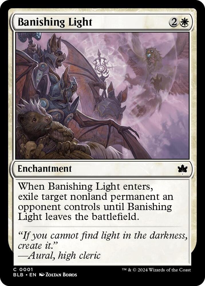 Banishing Light 1 (Bloomburrow)  - Foil