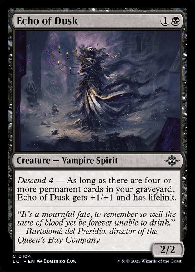 Echo of Dusk 104/291 (The Lost Caverns of Ixalan)  - Foil