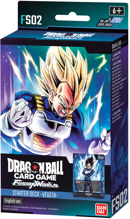 Dragon Ball Super Card Game: Fusion World – Starter Deck - Vegeta [FS02]