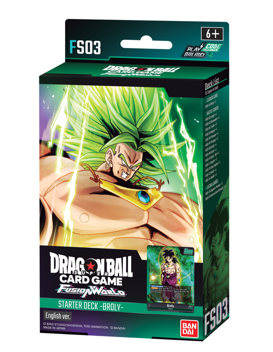 Dragon Ball Super Card Game: Fusion World – Starter Deck - Broly [FS03]
