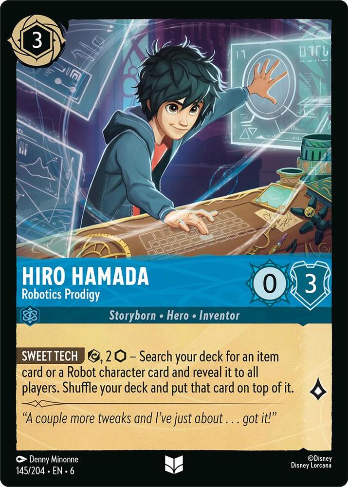 Hiro Hamada Robotics Prodigy (Azurite Sea)  - Cold Foil