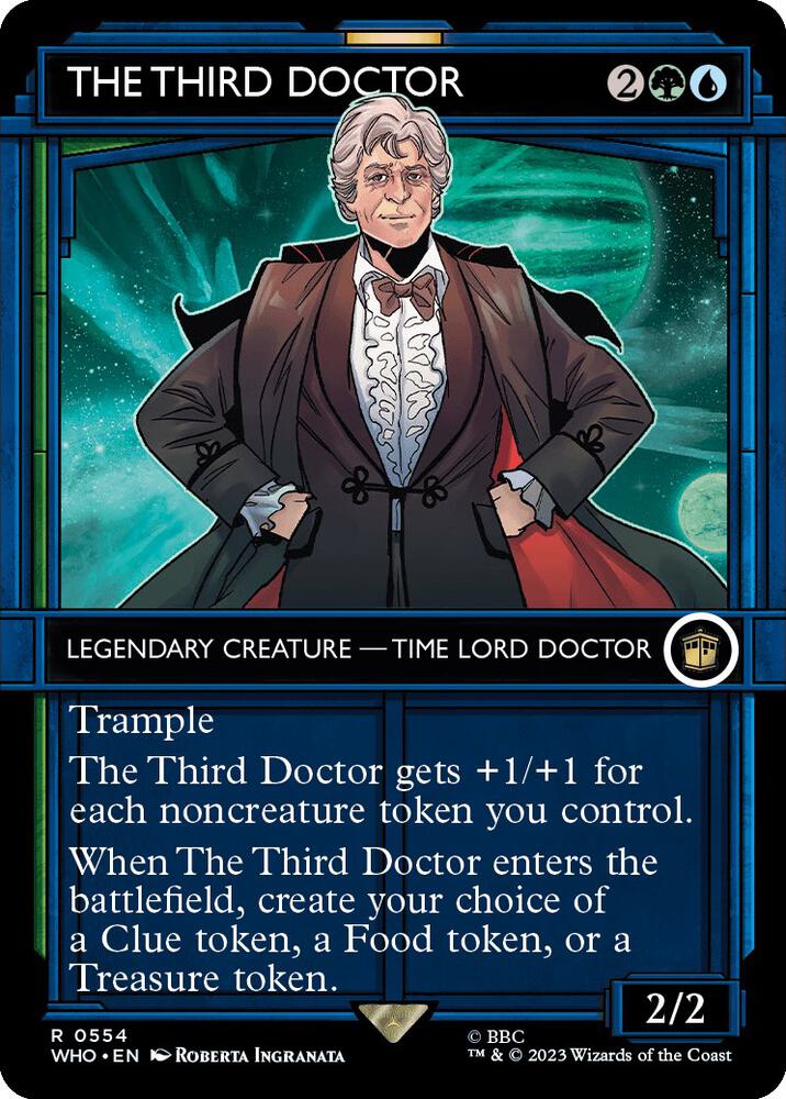 The Third Doctor 554/331 (Universes Beyond: Doctor Who)  - Showcase