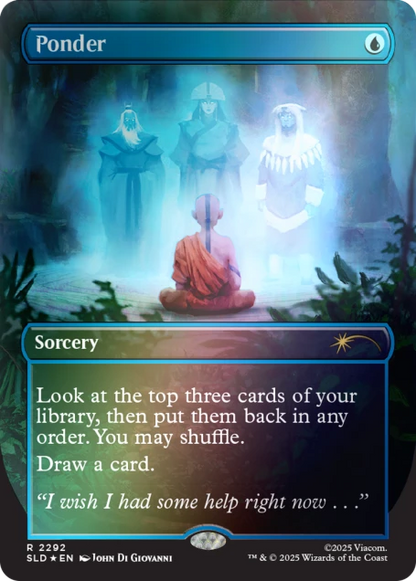 Magic The Gathering Secret Lair: Avatar the Last Airbender A Lot to Learn [Rainbow Foil Edition]