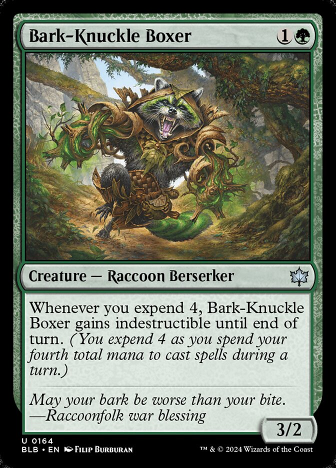 Bark-Knuckle Boxer 164 (Bloomburrow)  - Foil