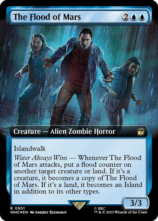 The Flood of Mars 951/331 (Universes Beyond: Doctor Who)  - Extended Art Surge Foil