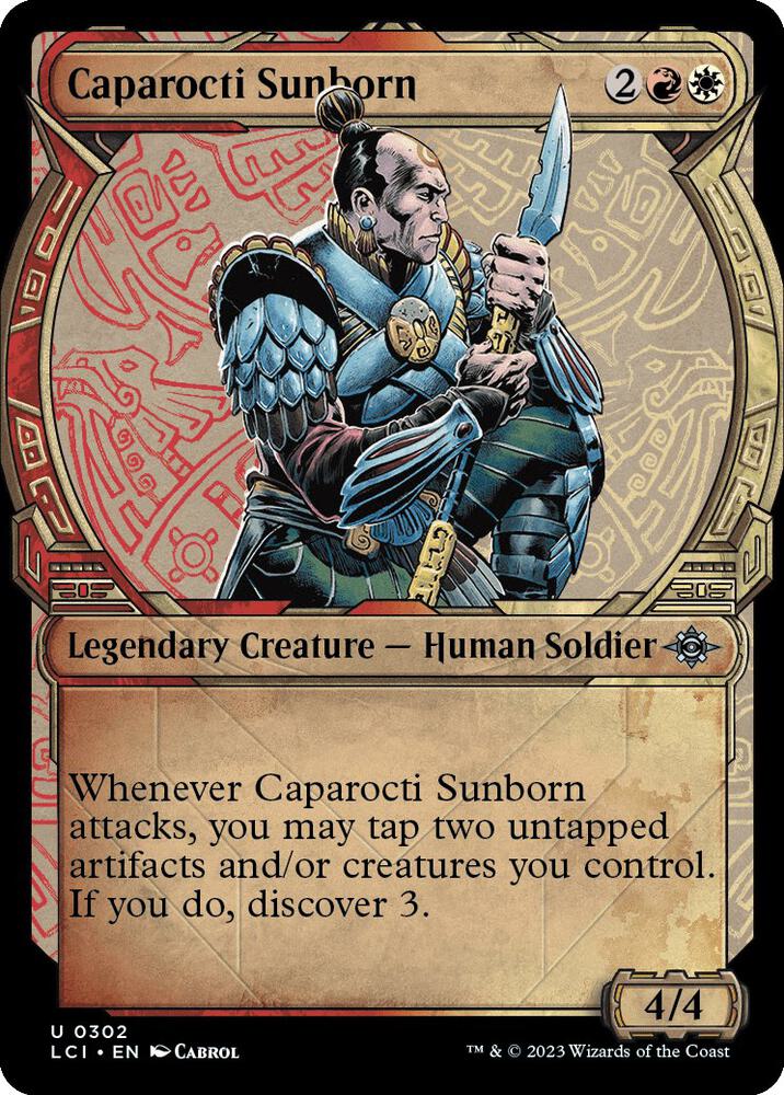 Caparocti Sunborn 302/291 (The Lost Caverns of Ixalan)  - Showcase Foil