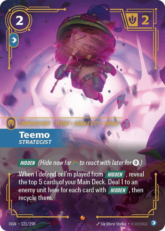 Teemo - Strategist 121/298 (Origins)  - Foil