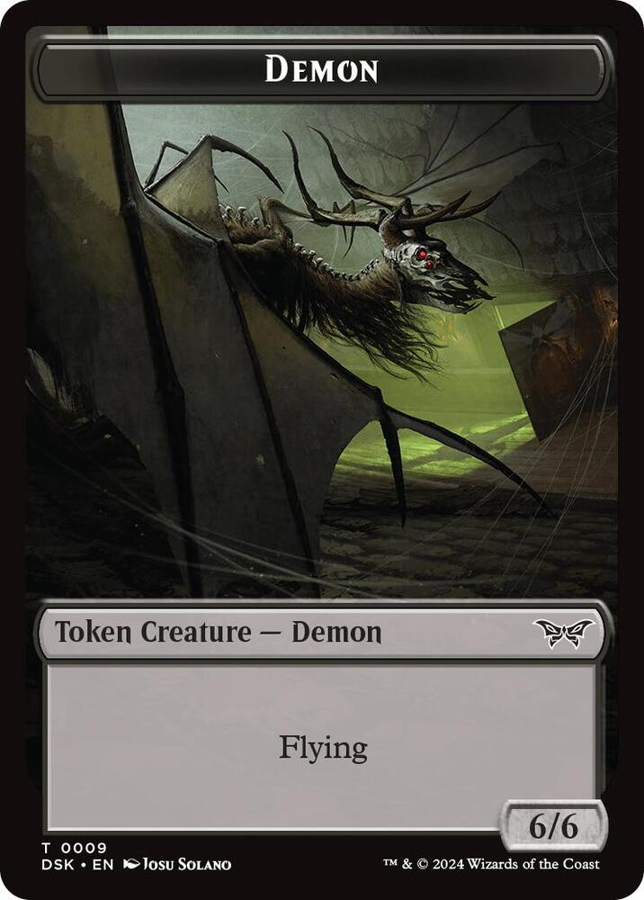 Demon Token 9 (Duskmourn: House of Horror) 