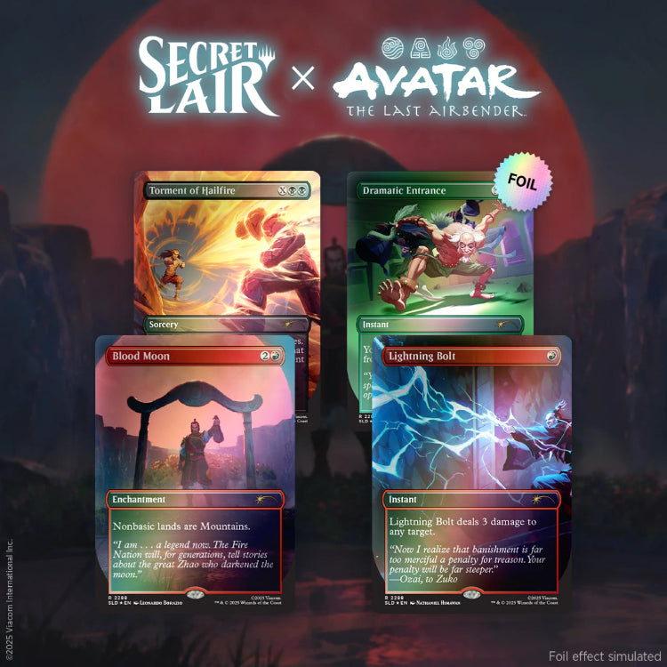 Magic The Gathering Secret Lair: Avatar the Last Airbender Everything Changed [Rainbow Foil Edition]
