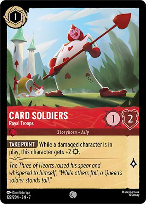 Card Soldiers Royal Troops (Archazia's Island)  - Cold Foil